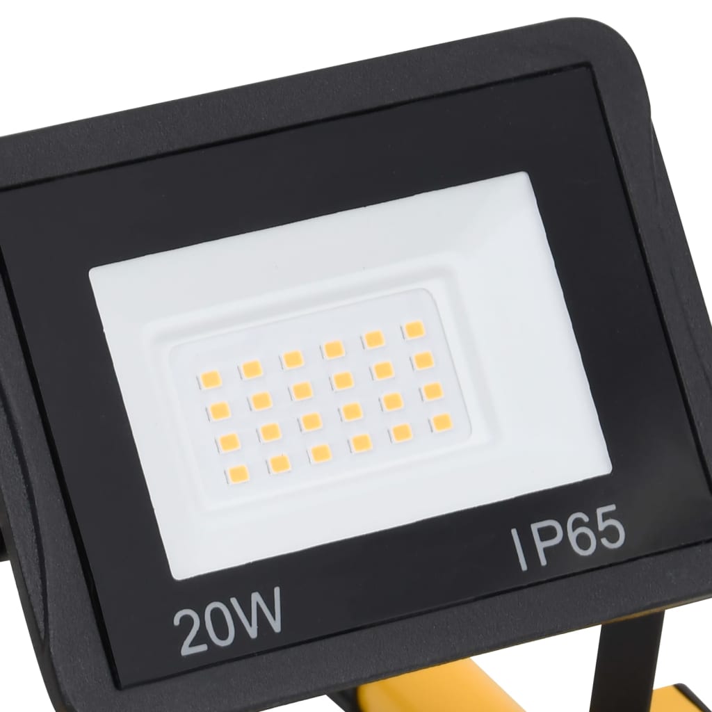 Spotlight met handvat LED 2x20 W koudwit