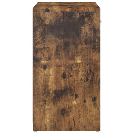 Schoenenbank 94,5x31x57 cm bewerkt hout gerookt eikenkleurig - AllerleiShop