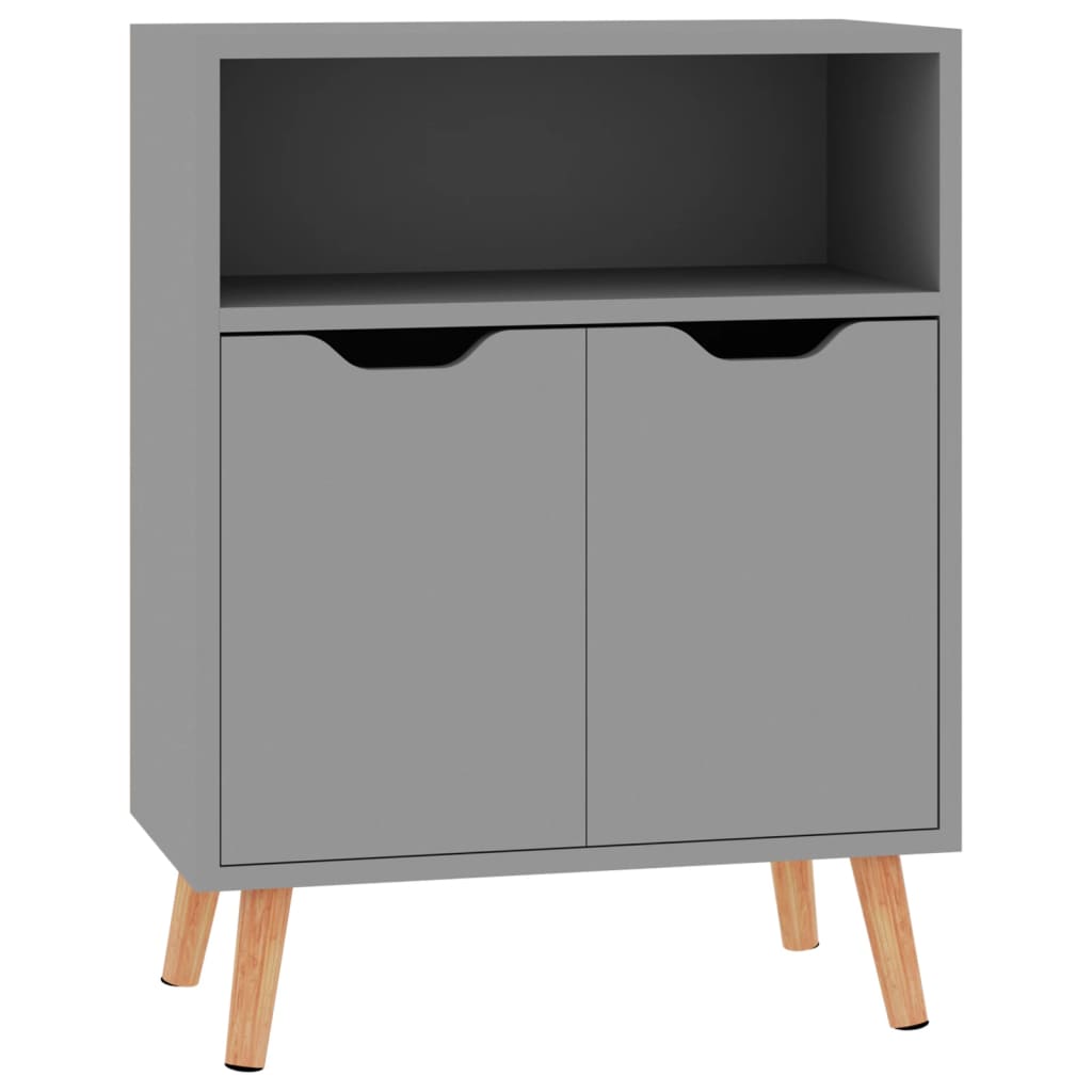 Dressoir 60x30x72 cm bewerkt hout grijs - AllerleiShop