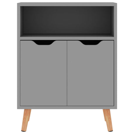 Dressoir 60x30x72 cm bewerkt hout grijs - AllerleiShop