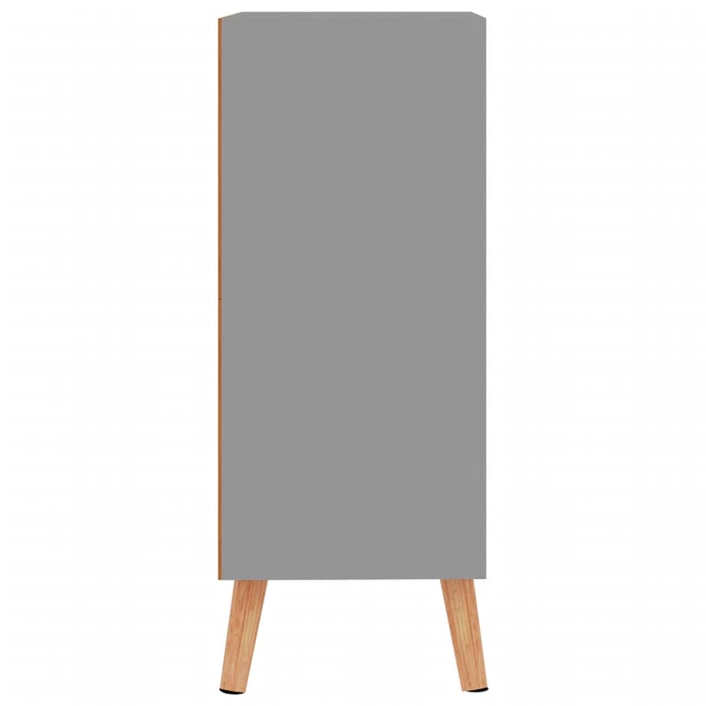 Dressoir 60x30x72 cm bewerkt hout grijs - AllerleiShop