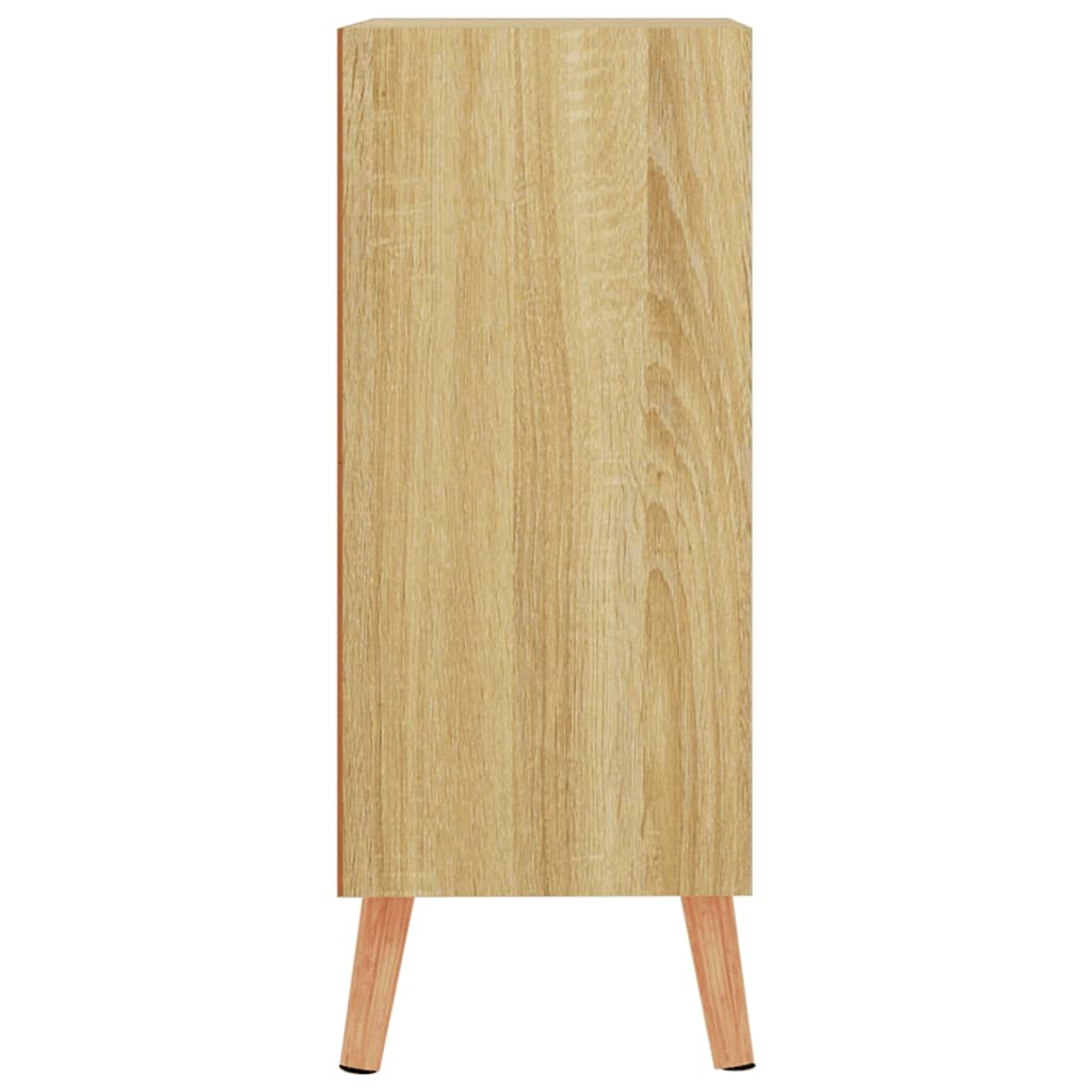 Dressoir 60x30x72 cm bewerkt hout sonoma eikenkleurig - AllerleiShop