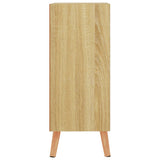 Dressoir 60x30x72 cm bewerkt hout sonoma eikenkleurig - AllerleiShop