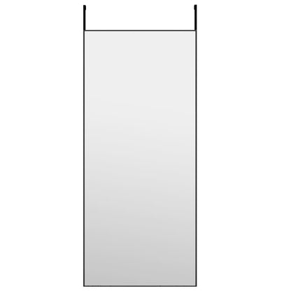 Deurspiegel 40x100 cm glas en aluminium zwart - AllerleiShop