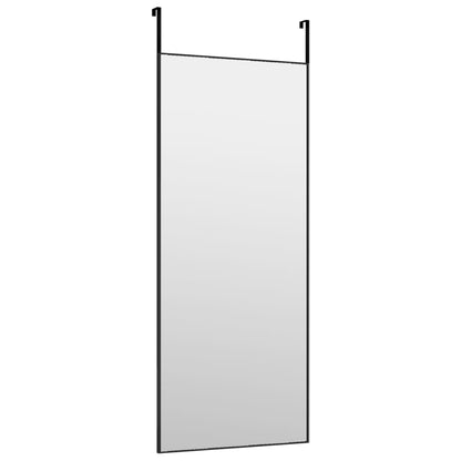 Deurspiegel 40x100 cm glas en aluminium zwart - AllerleiShop