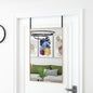 Deurspiegel 50x80 cm glas en aluminium goudkleurig - AllerleiShop