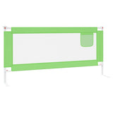 Bedhekje peuter 200x25 cm stof groen