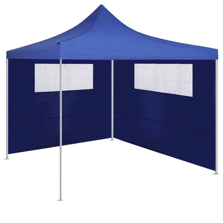 Prieelzijwand met ramen 6x2 m blauw - AllerleiShop