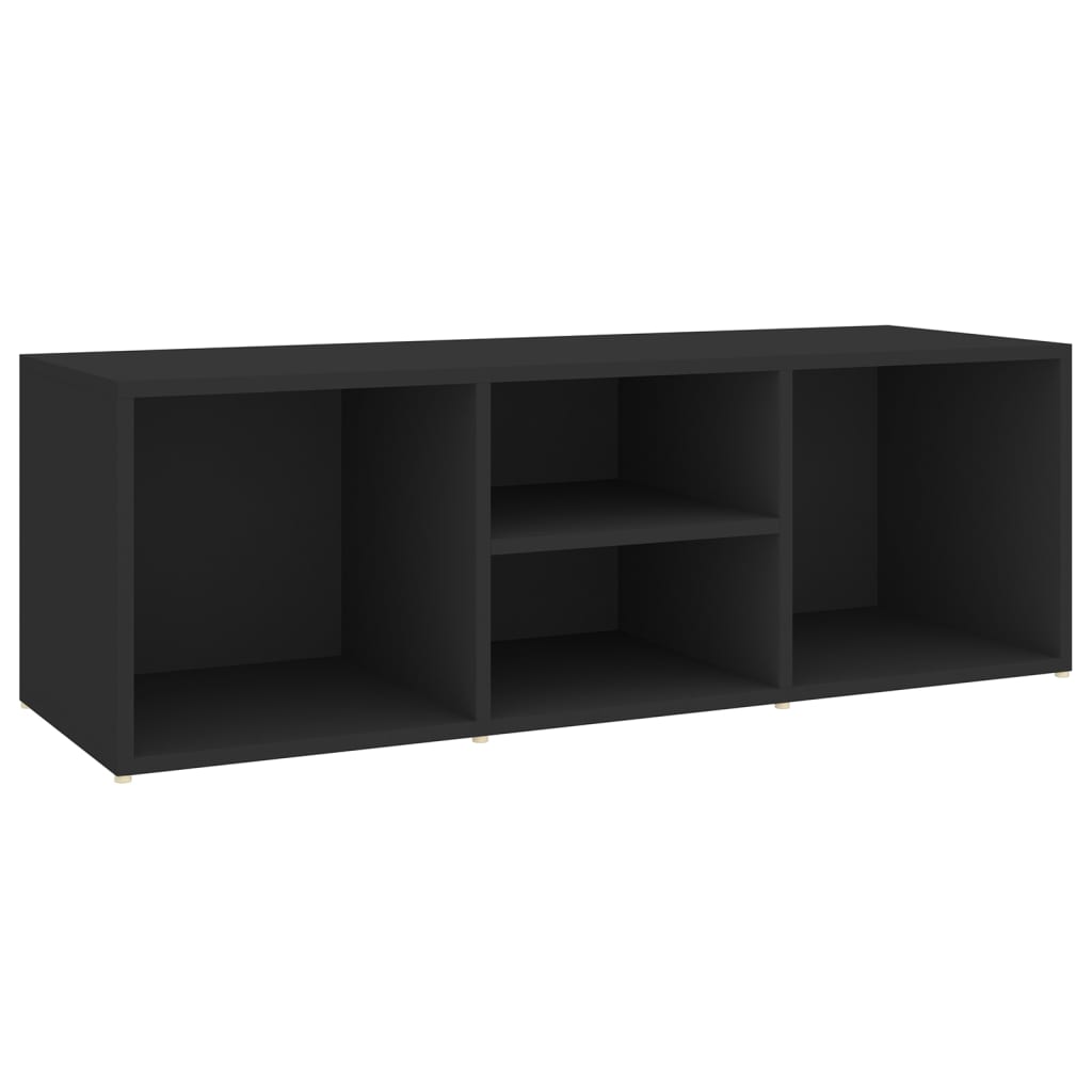 Schoenenopbergbank 105x35x35 cm bewerkt hout zwart - AllerleiShop