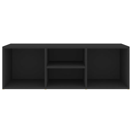 Schoenenopbergbank 105x35x35 cm bewerkt hout zwart - AllerleiShop