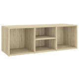 Schoenenopbergbank 105x35x35 cm bewerkt hout sonoma eikenkleur - AllerleiShop