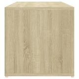 Schoenenopbergbank 105x35x35 cm bewerkt hout sonoma eikenkleur - AllerleiShop