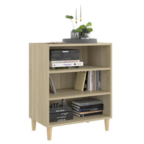 Dressoir 57x35x70 cm bewerkt hout sonoma eikenkleurig - AllerleiShop