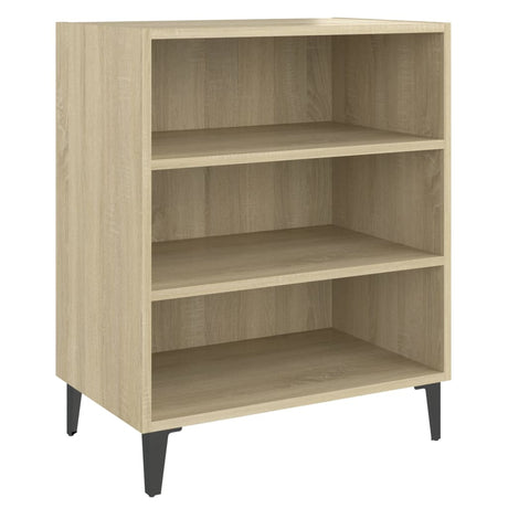 Dressoir 57x35x70 cm bewerkt hout sonoma eikenkleurig - AllerleiShop