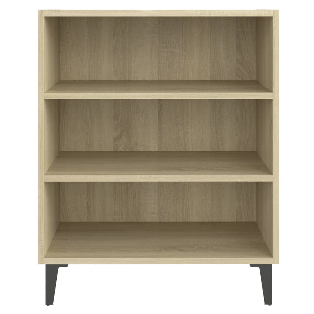 Dressoir 57x35x70 cm bewerkt hout sonoma eikenkleurig - AllerleiShop