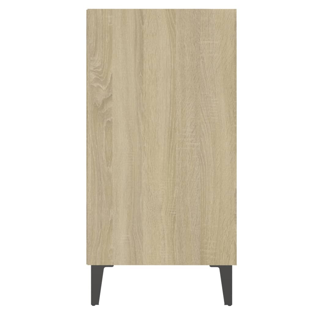 Dressoir 57x35x70 cm bewerkt hout sonoma eikenkleurig - AllerleiShop