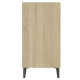 Dressoir 57x35x70 cm bewerkt hout sonoma eikenkleurig - AllerleiShop