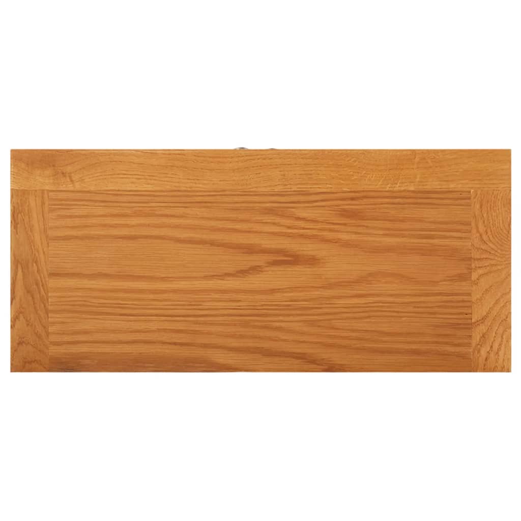 Opbergkast 50x22x110 cm massief eikenhout - AllerleiShop