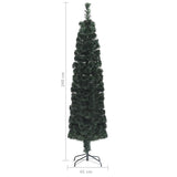 Kunstkerstboom met standaard smal 240 cm glasvezel - AllerleiShop