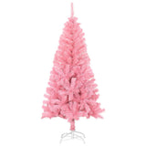 Kunstkerstboom met standaard 120 cm PVC roze - AllerleiShop