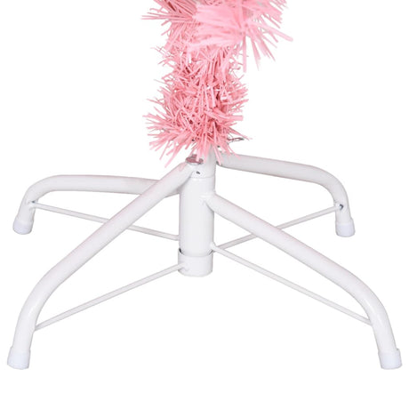 Kunstkerstboom met standaard 120 cm PVC roze - AllerleiShop