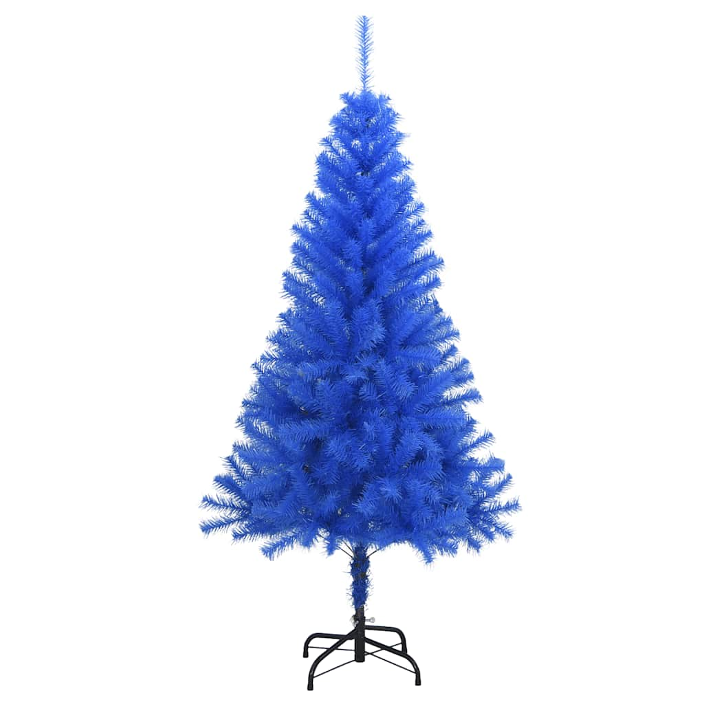 Kunstkerstboom met standaard 120 cm PVC blauw - AllerleiShop