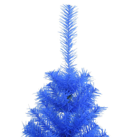 Kunstkerstboom met standaard 120 cm PVC blauw - AllerleiShop