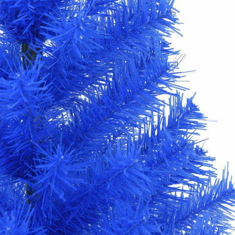 Kunstkerstboom met standaard 120 cm PVC blauw - AllerleiShop