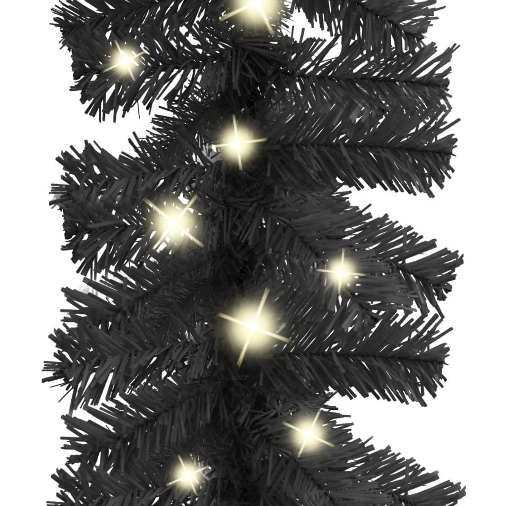 Kerstslinger met LED-lampjes 10 m zwart - AllerleiShop