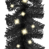 Kerstslinger met LED-lampjes 10 m zwart - AllerleiShop