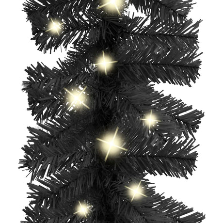 Kerstslinger met LED-lampjes 20 m zwart - AllerleiShop