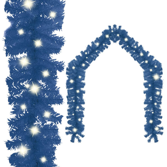 Kerstslinger met LED-lampjes 10 m blauw - AllerleiShop