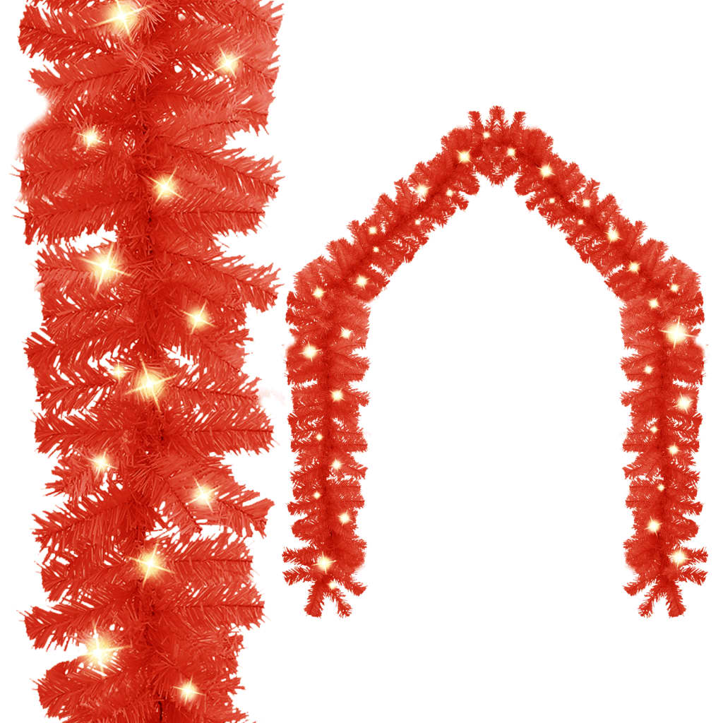 Kerstslinger met LED-lampjes 5 m rood - AllerleiShop