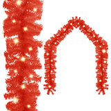 Kerstslinger met LED-lampjes 5 m rood - AllerleiShop