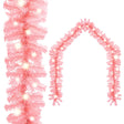 Kerstslinger met LED-lampjes 5 m roze - AllerleiShop