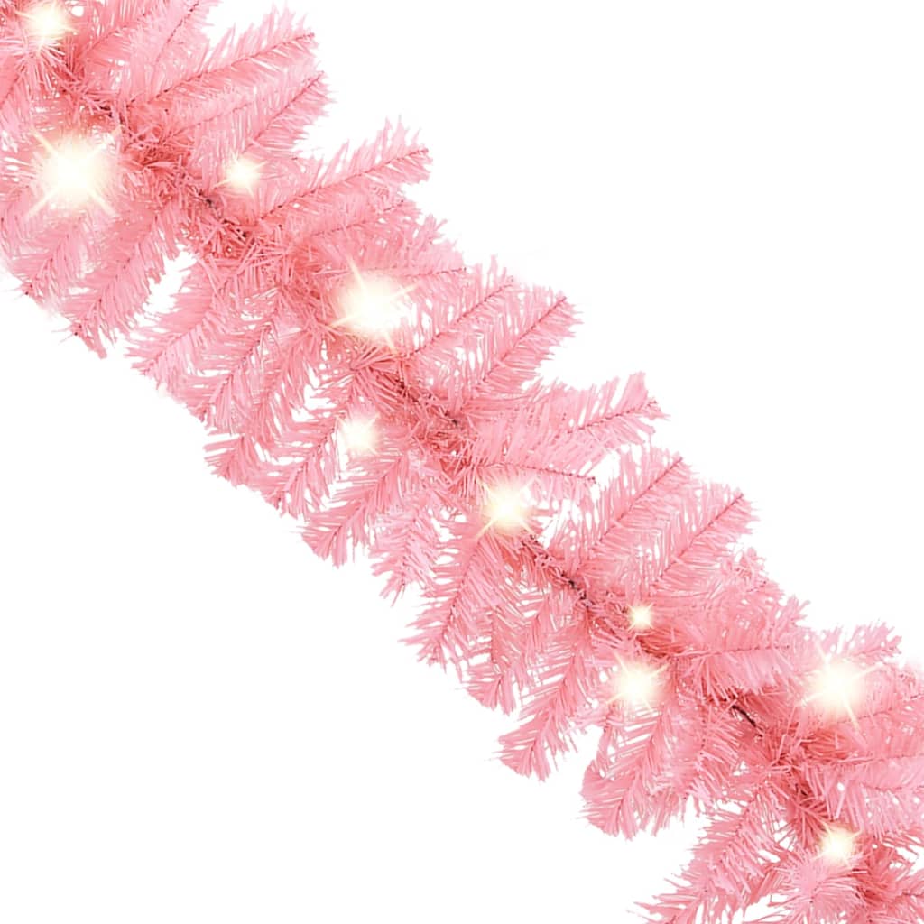 Kerstslinger met LED-lampjes 5 m roze - AllerleiShop