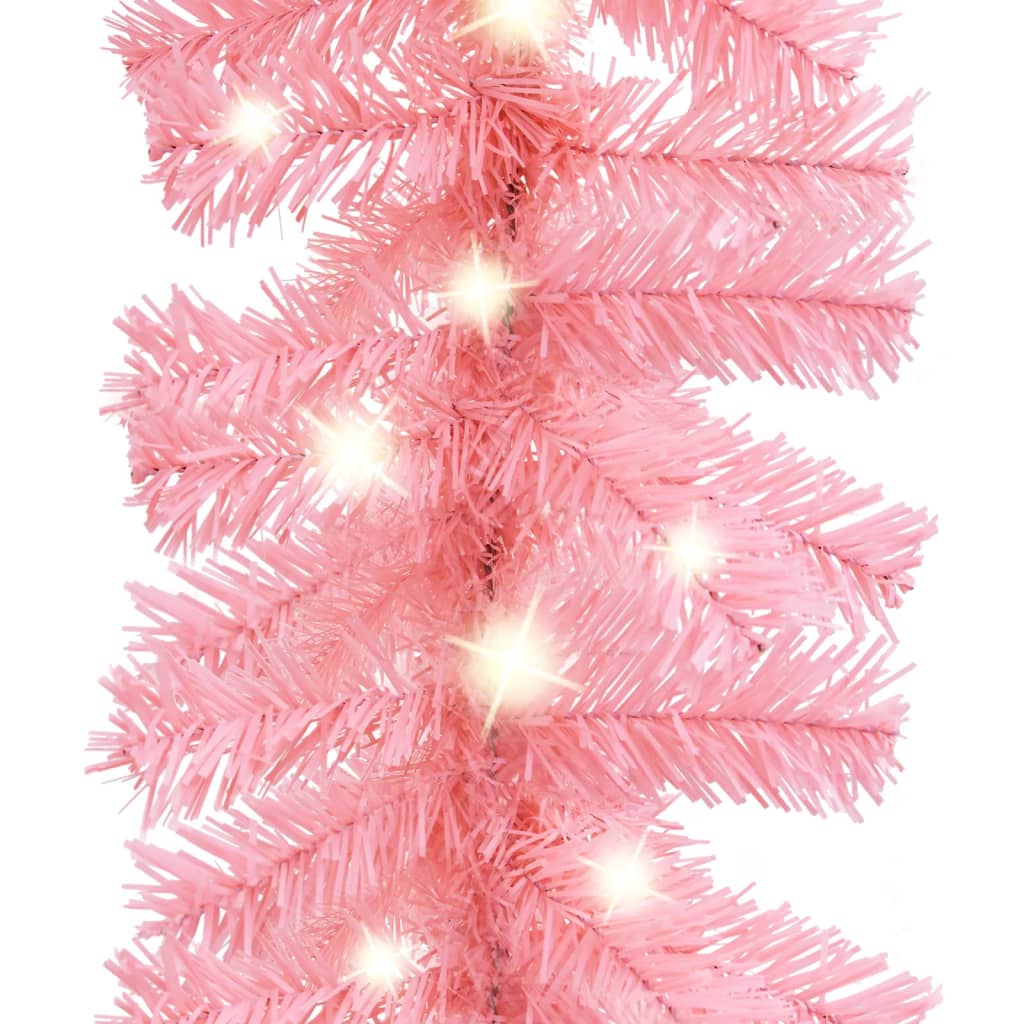 Kerstslinger met LED-lampjes 5 m roze - AllerleiShop