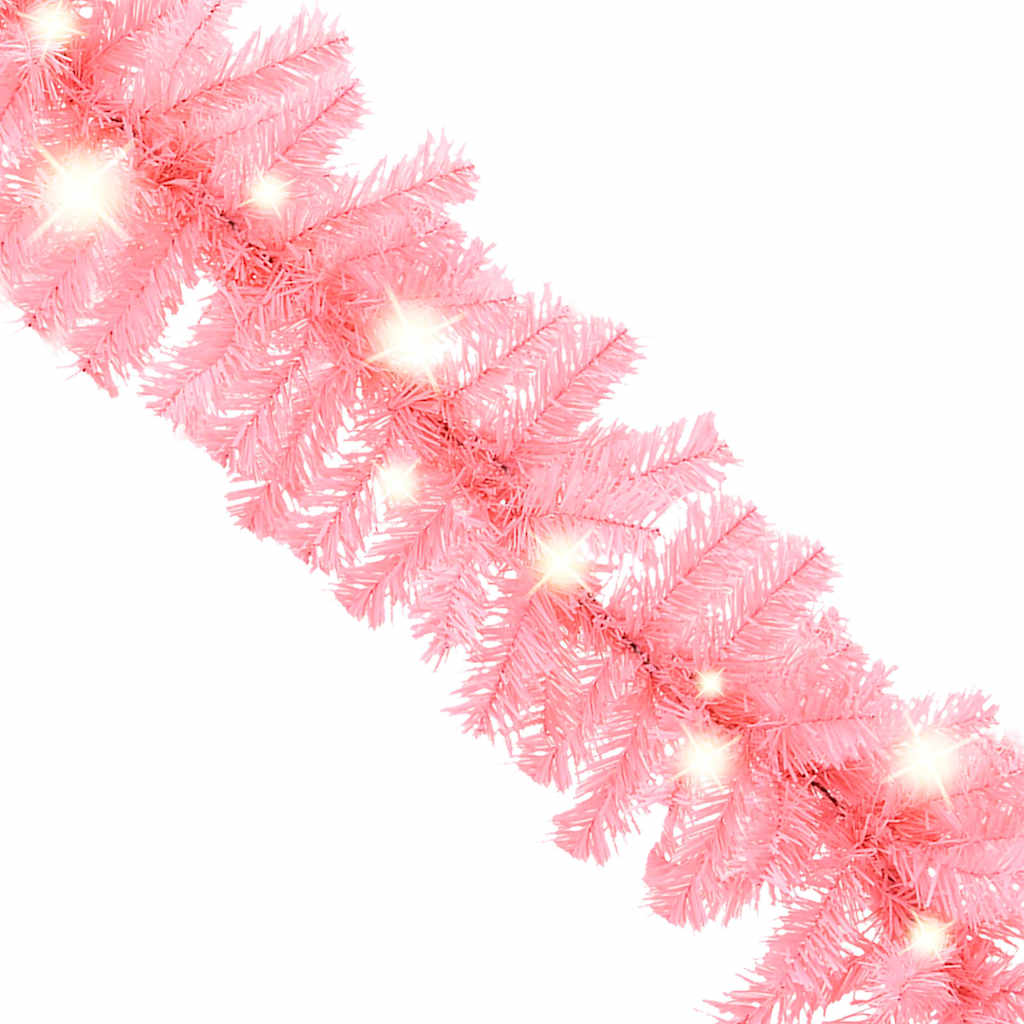 Kerstslinger met LED-lampjes 20 m roze - AllerleiShop