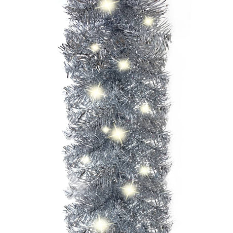 Kerstslinger met LED-lampjes 10 m zilverkleurig - AllerleiShop