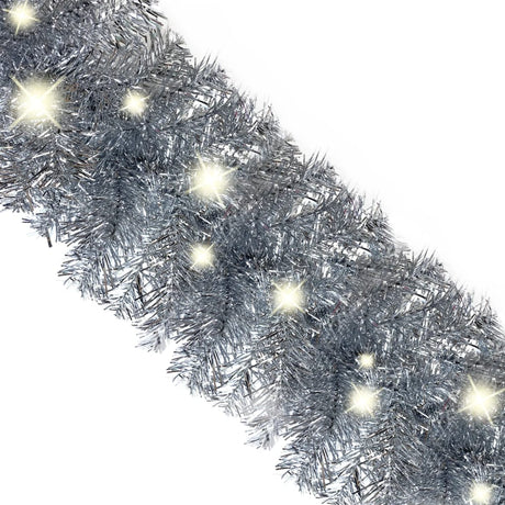 Kerstslinger met LED-lampjes 20 m zilverkleurig - AllerleiShop