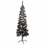 Kerstboom smal 150 cm zwart - AllerleiShop