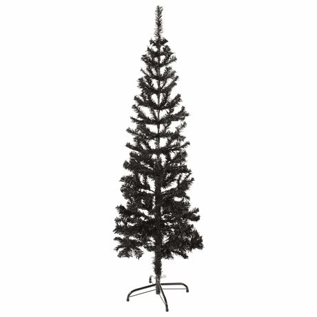 Kerstboom smal 150 cm zwart - AllerleiShop