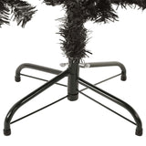 Kerstboom smal 150 cm zwart - AllerleiShop