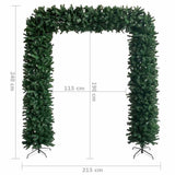 Kerstboog 240 cm groen - AllerleiShop