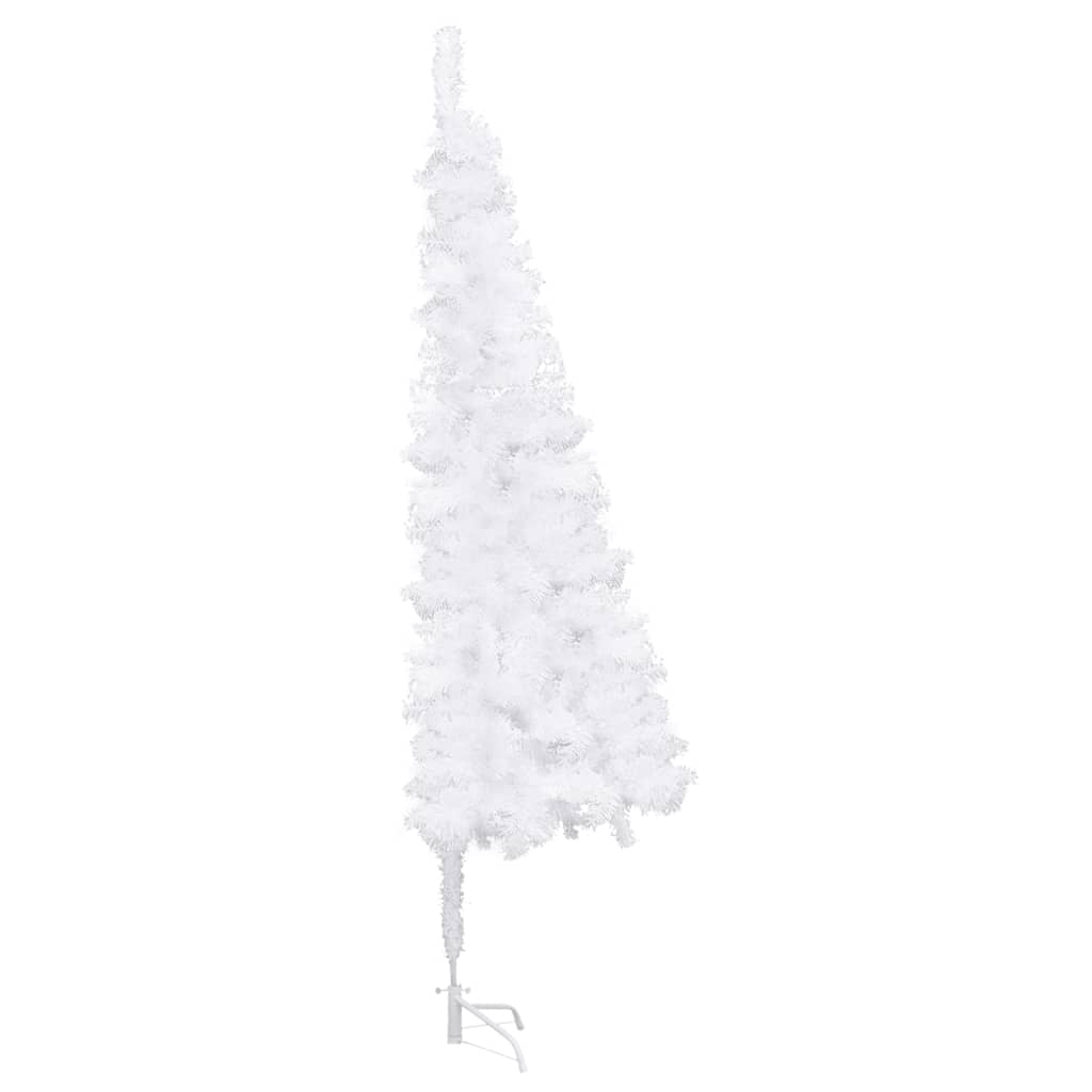 Kunstkerstboom hoek 150 cm PVC wit - AllerleiShop