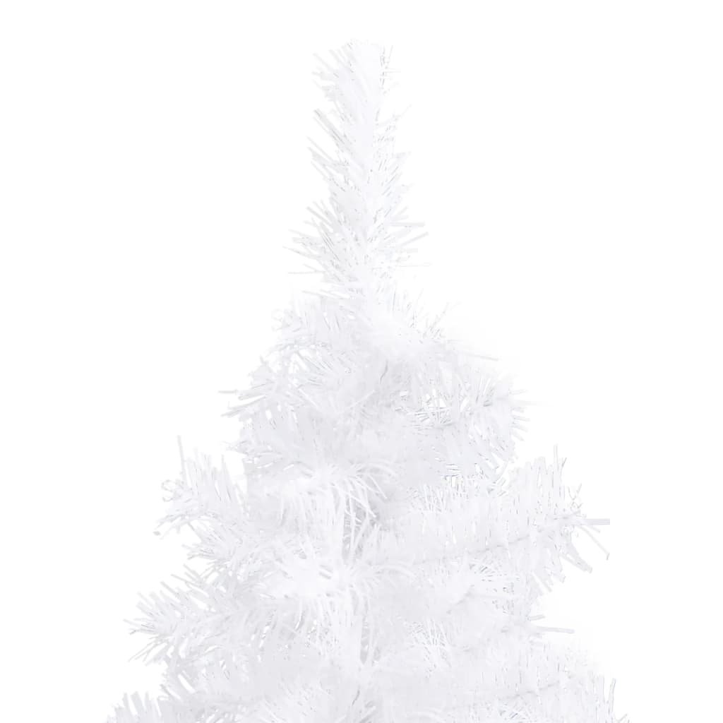 Kunstkerstboom hoek 150 cm PVC wit - AllerleiShop