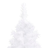 Kunstkerstboom hoek 150 cm PVC wit - AllerleiShop