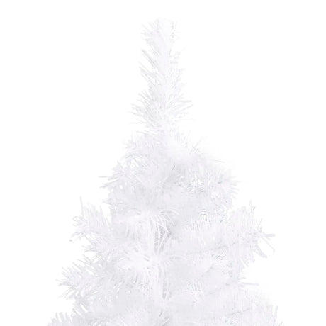 Kunstkerstboom hoek 150 cm PVC wit - AllerleiShop