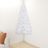 Kunstkerstboom hoek 150 cm PVC wit - AllerleiShop