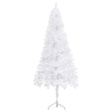 Kunstkerstboom hoek 210 cm PVC wit - AllerleiShop